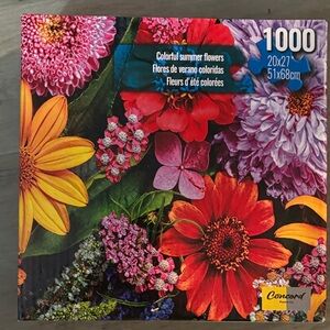 Concord Colorful Summer Flowers Puzzle - 1000 Pieces